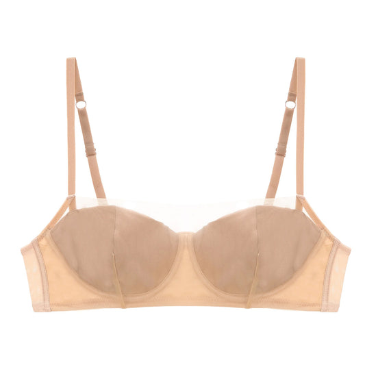 Silk Bandeau Wired Bra