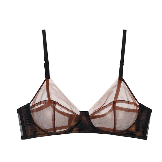 Tulle Wireless Fullcup Bra